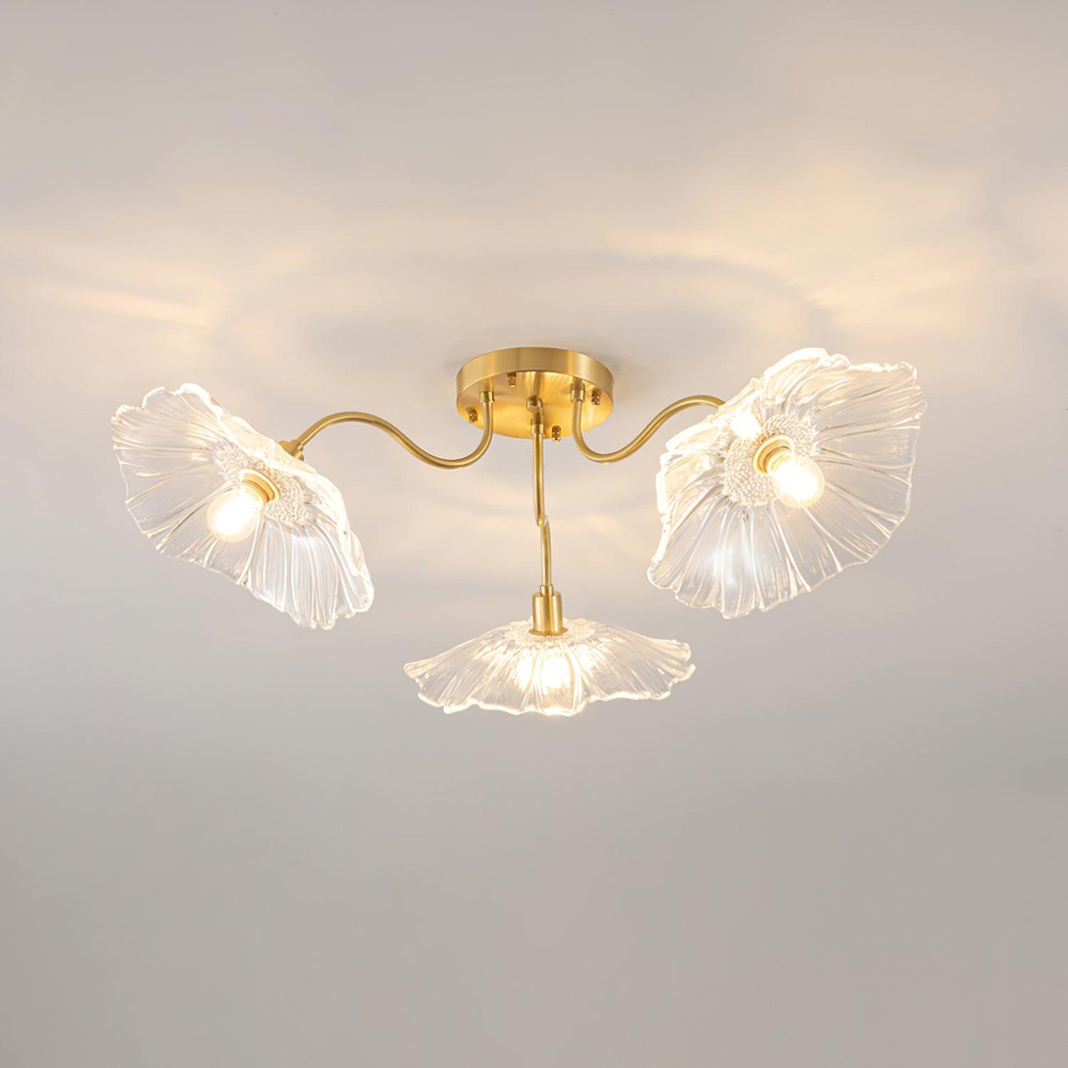 Murano Glass Flowers Ceiling Light - Docos