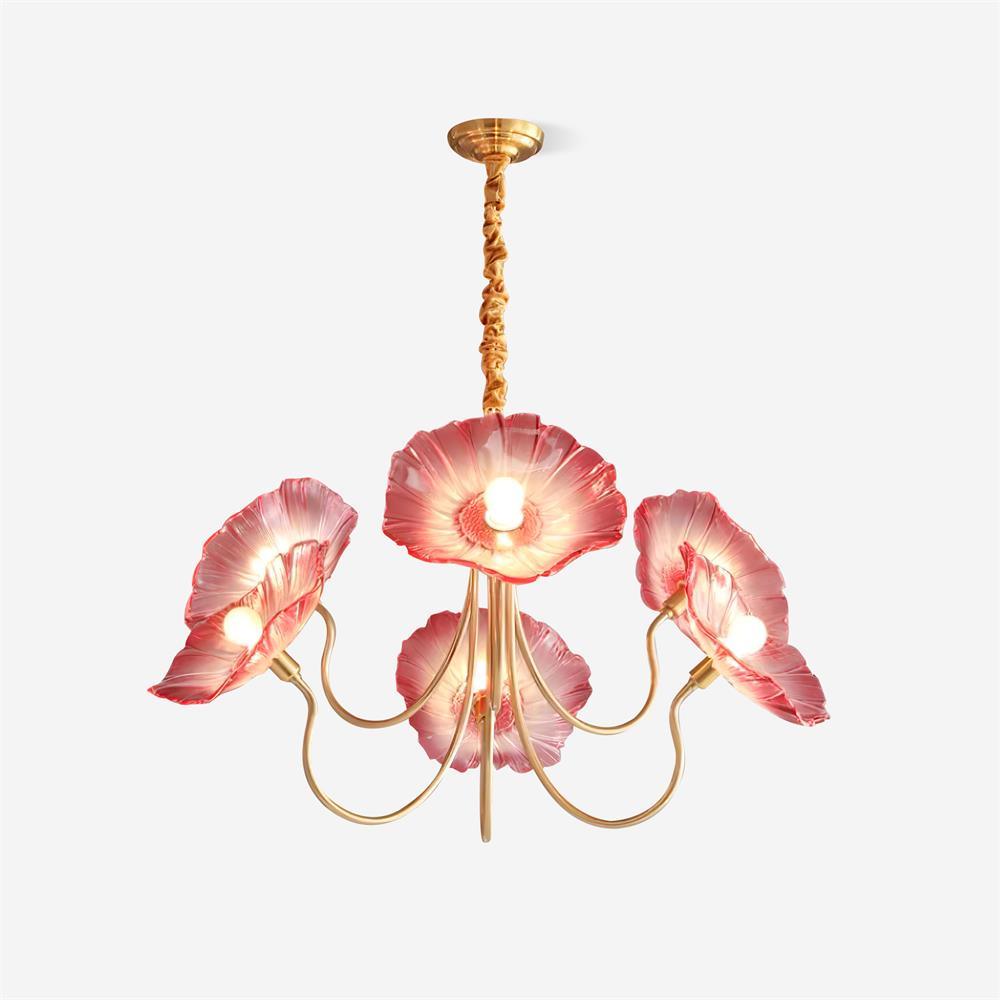 Murano Glass Flowers Chandelier - Docos