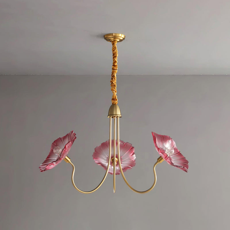 Murano Glass Flowers Chandelier – detail 24