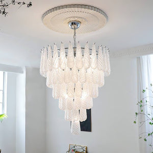 Glass Pinecone Chandelier