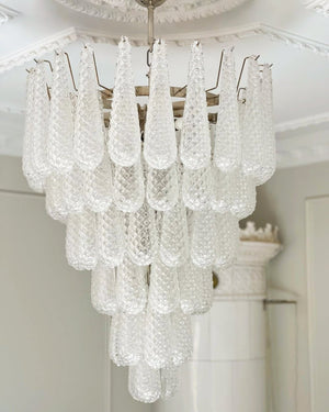 Glass Pinecone Chandelier