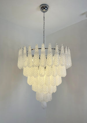 Glass Pinecone Chandelier