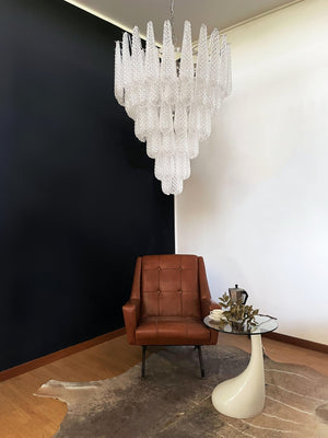 Glass Pinecone Chandelier