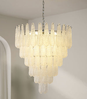 Glass Pinecone Chandelier