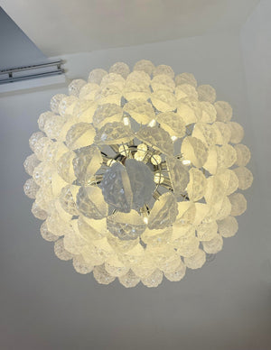 Glass Pinecone Chandelier