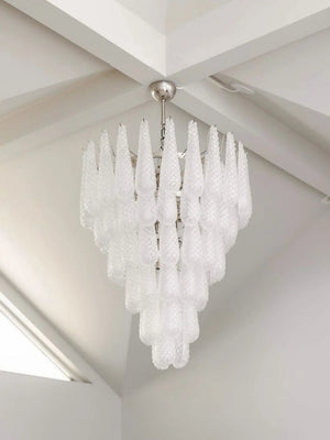Glass Pinecone Chandelier