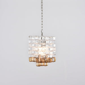 Glass Poliarte Interlocking Chandelier