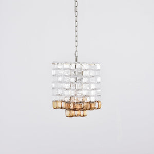 Glass Poliarte Interlocking Chandelier