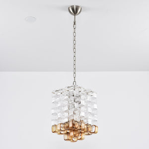 Glass Poliarte Interlocking Chandelier