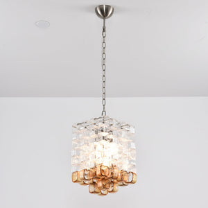 Glass Poliarte Interlocking Chandelier
