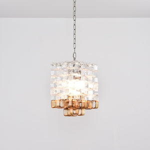 Glass Poliarte Interlocking Chandelier