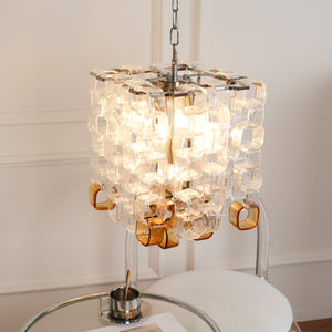 Glass Poliarte Interlocking Chandelier