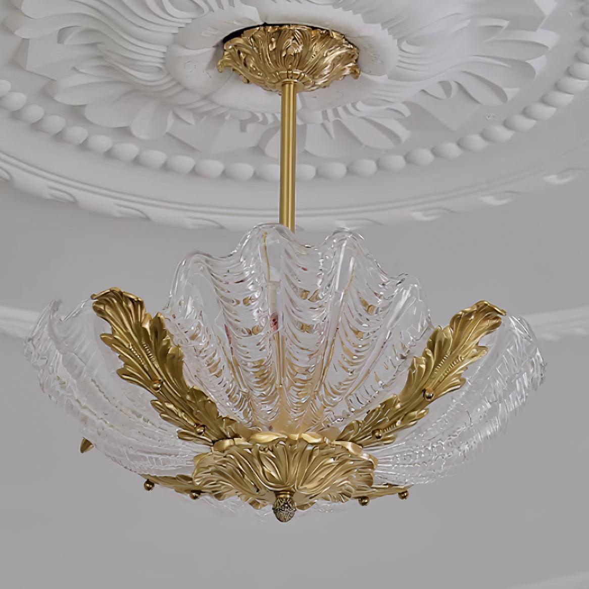 Murano Shell Pendant Lamp 18.8″- 16.5″ - Docos