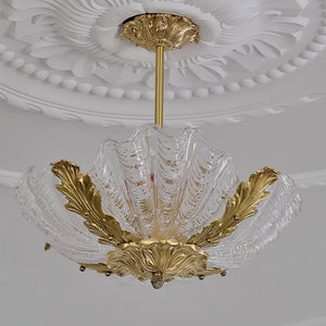 Murano Shell Pendant Lamp 18.8″- 16.5″ - Docos
