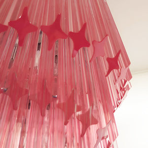 Spiral Prism Glass Chandelier