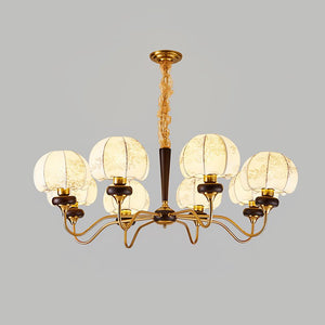 Mushroom Fabric Chandelier