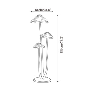 Mushroom Sculpture Floor Lamp