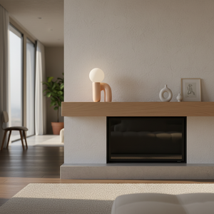 N Shape Glass Table Lamp