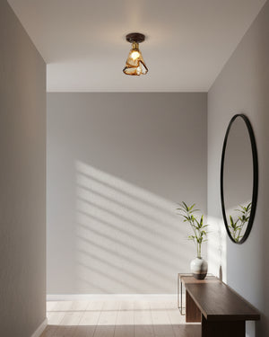 Nalia Amber Ceiling Light