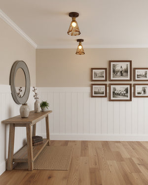 Nalia Amber Ceiling Light