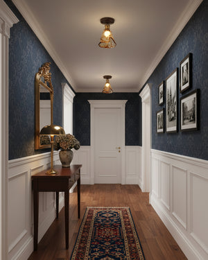 Nalia Amber Ceiling Light