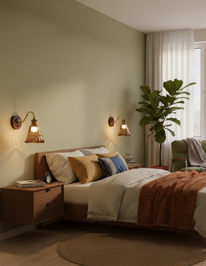 Nalia Amber Wall Lamp