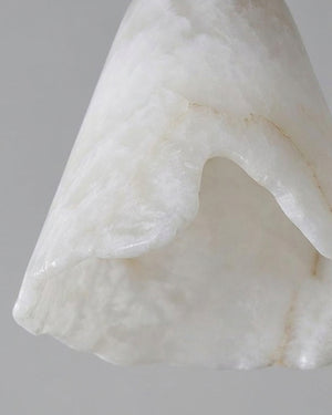 Nalia Alabaster Semi-Flush Mount