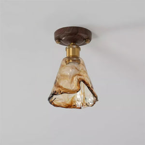 Nalia Amber Ceiling Light