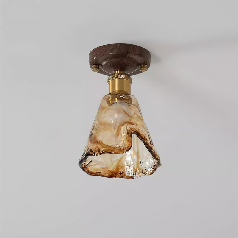 Nalia Amber Ceiling Light – detail 2