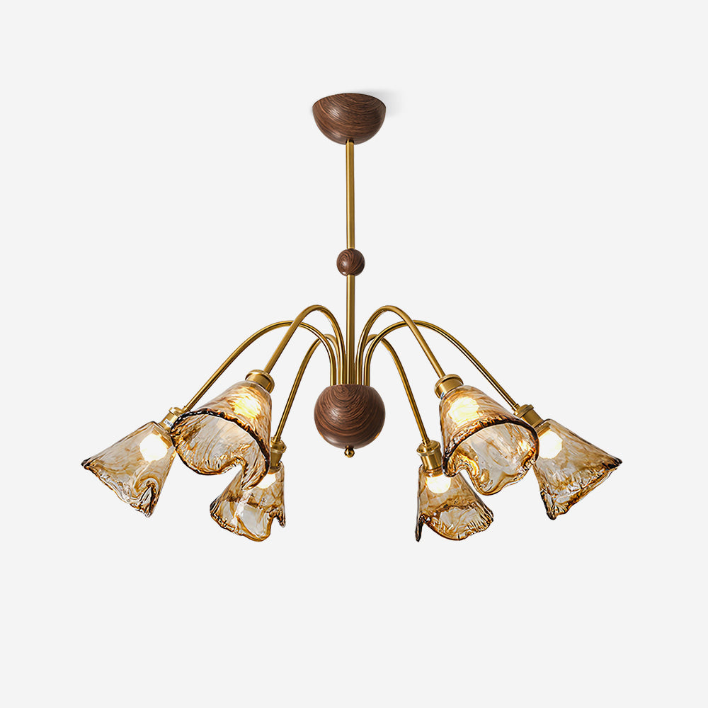 Nalia Amber Chandelier