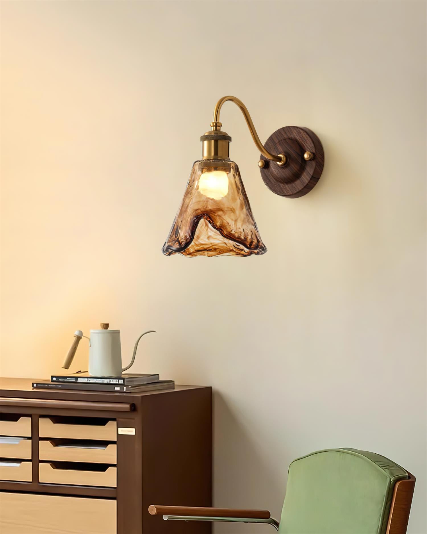 Nalia Amber Wall Lamp