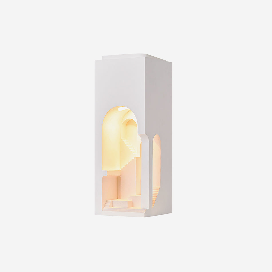 Nalu Plaster Recessed Wall Light