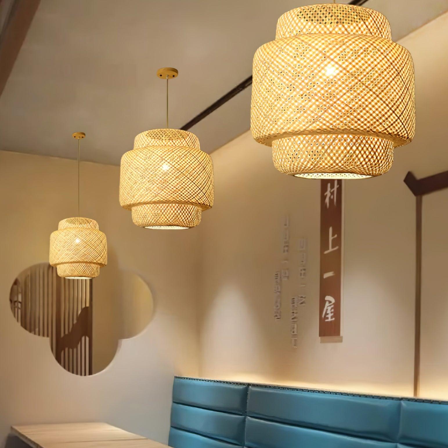 Natural Bamboo Pendant Lamp