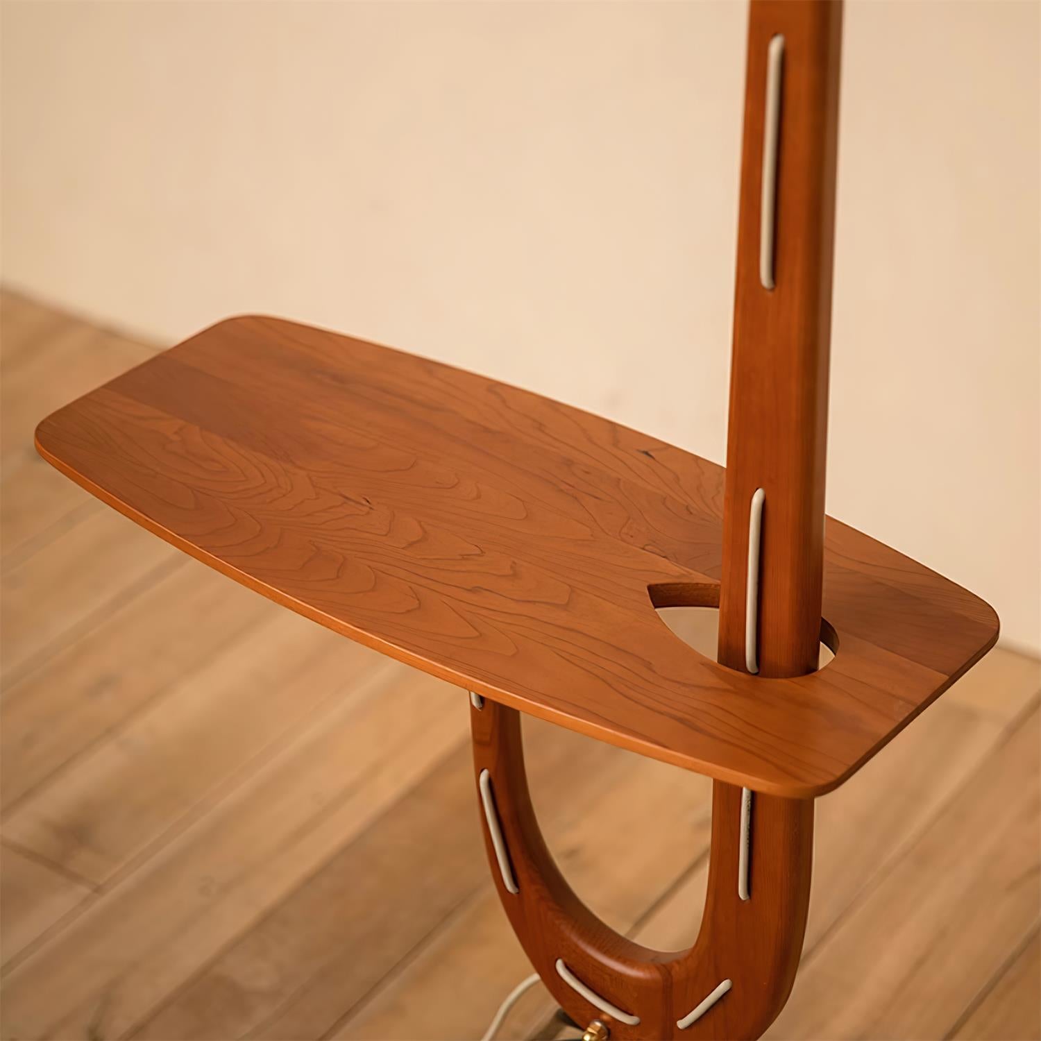Nauta Wood Floor Lamp 18.8″- 65″