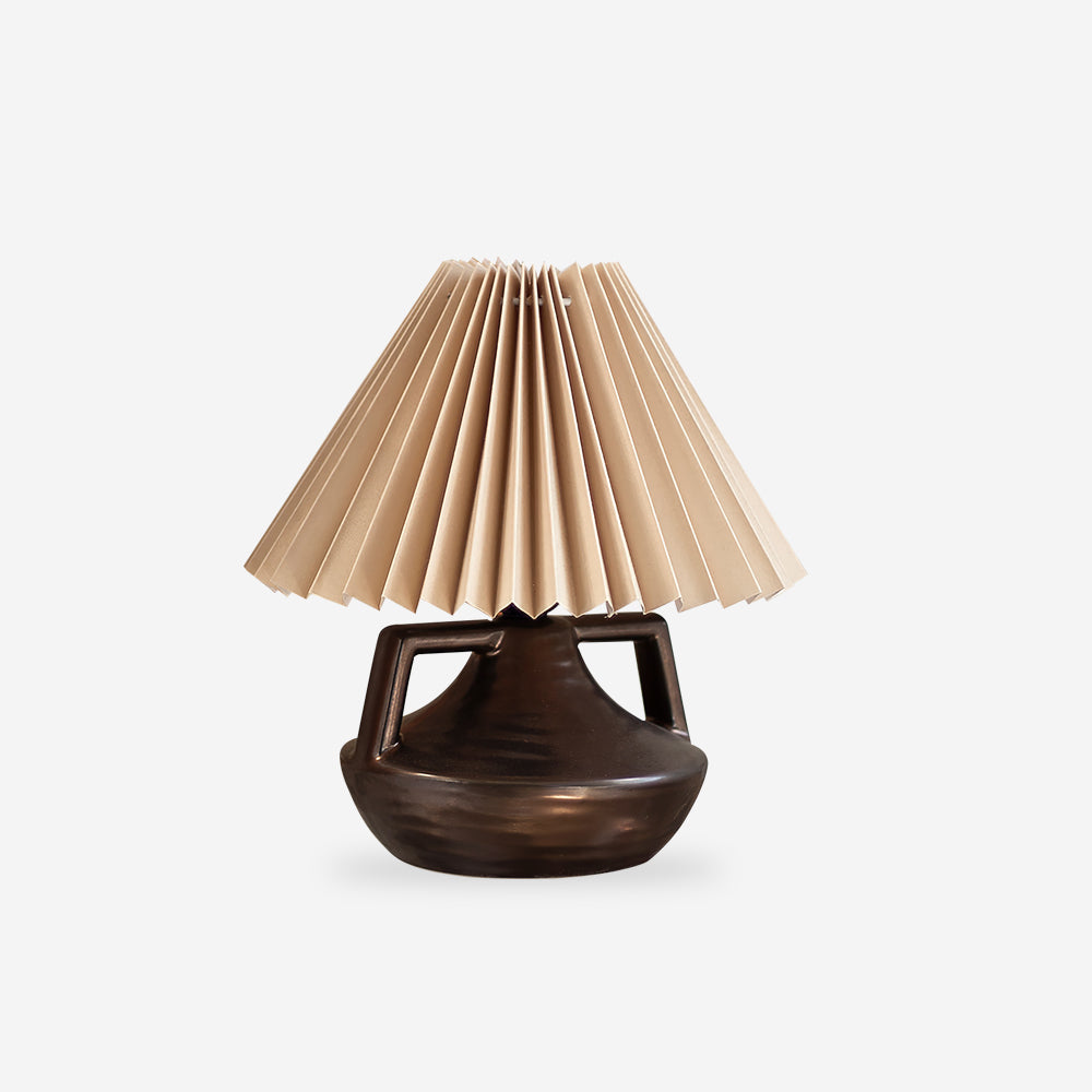 Navia Pleated Table Lamp 9.4″- 10.6″