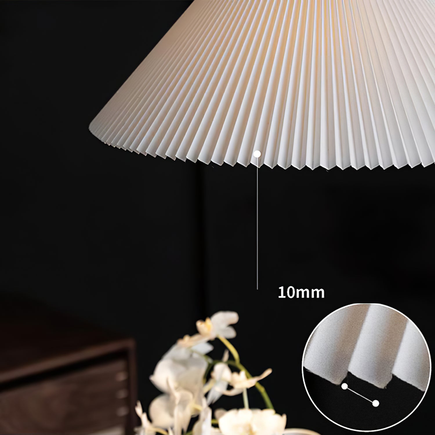 Nebra Pleated Pendant Lamp