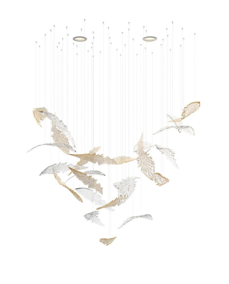 Nectar Leaves Chandelier – detail 16