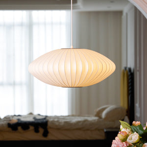 Bubble Mulberry Silk Pendant Lamp