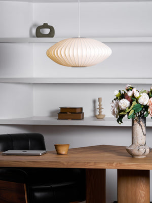 Bubble Mulberry Silk Pendant Lamp