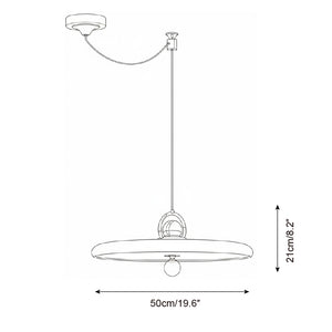 Neon Displacement Pendant Lamp