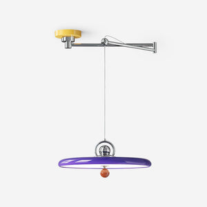Neon Swing Arm Pendant Lamp