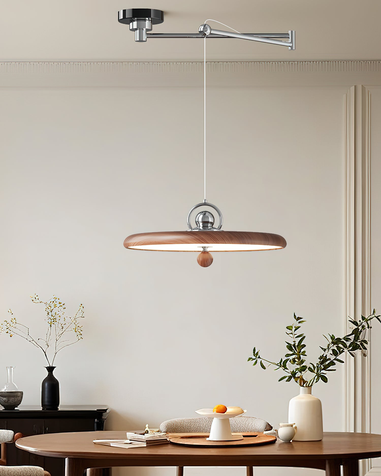 Neon Swing Arm Pendant Lamp