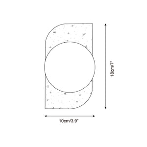 Neptune Travertine Wall Lamp