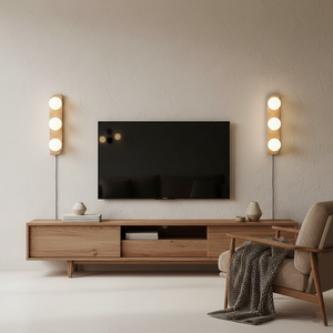 Neptune Travertine Plug In Wall Lamp