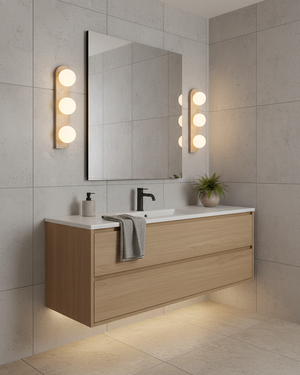 Neptune Travertine Wall Lamp