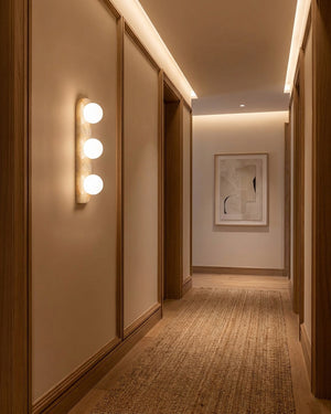 Neptune Alabaster Wall Sconce