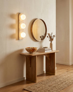 Neptune Alabaster Wall Sconce
