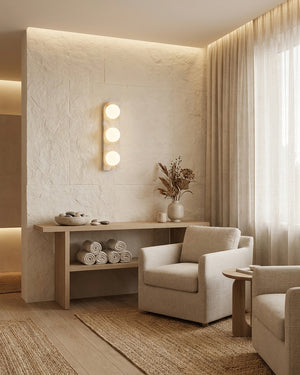 Neptune Alabaster Wall Sconce