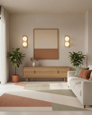 Neptune Travertine Wall Lamp