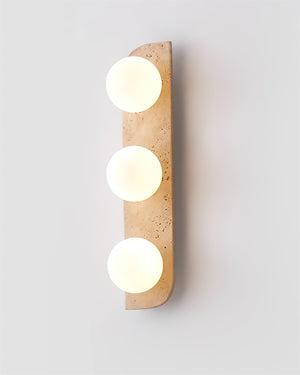 Neptune Travertine Wall Lamp